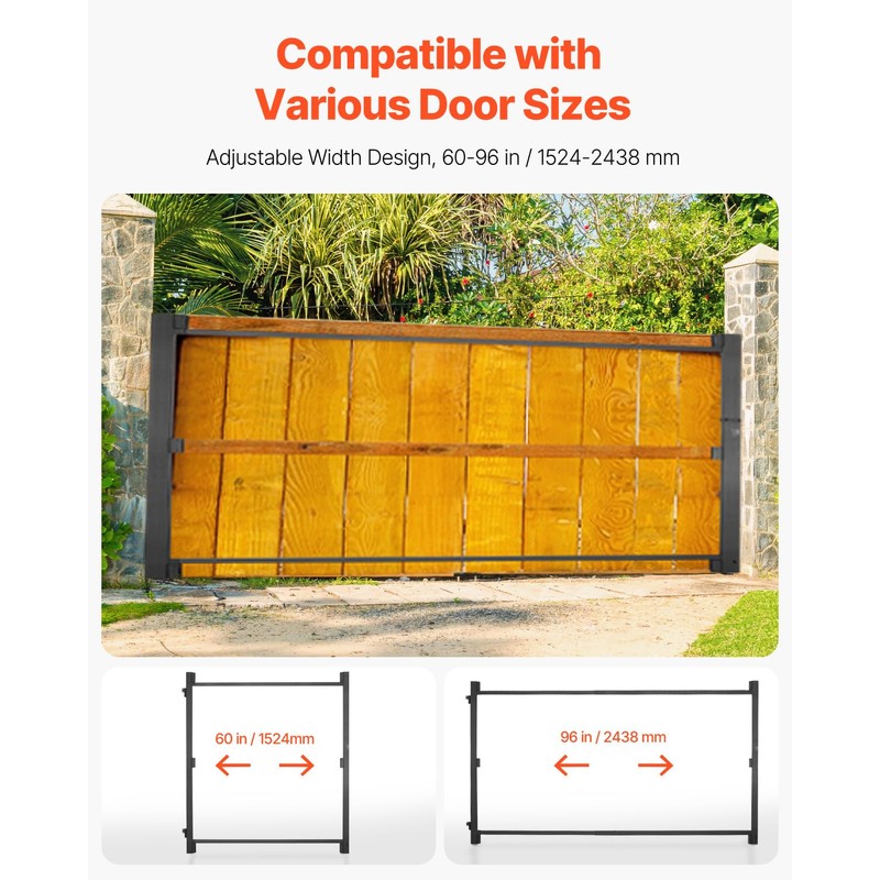 VEVOR Gate Building Kit, Fits 60 to 96 in Wide