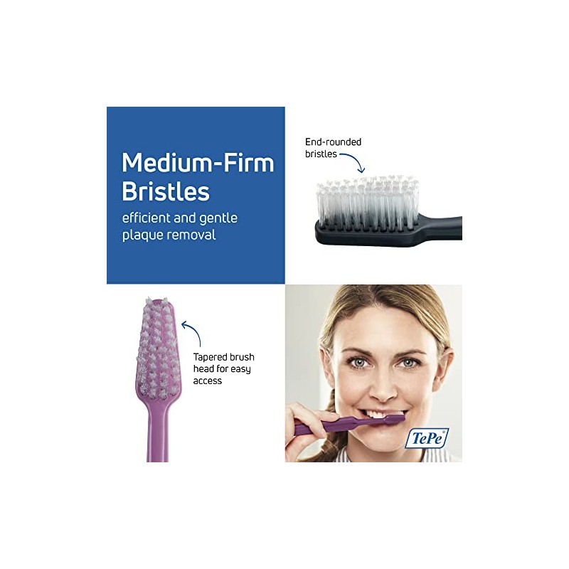 Cepillo Dental TePe Select Medium Cepillo de dientes Con cuello