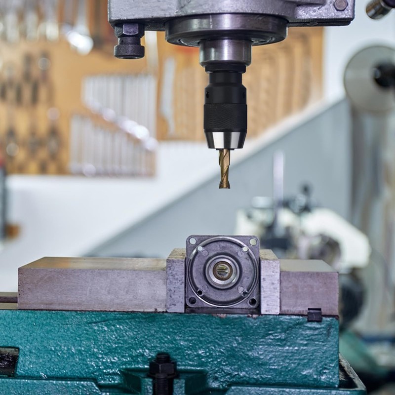EFUTURETIME Keyless Drill Chuck B16, 1-13 mm, with Taper Mandrel