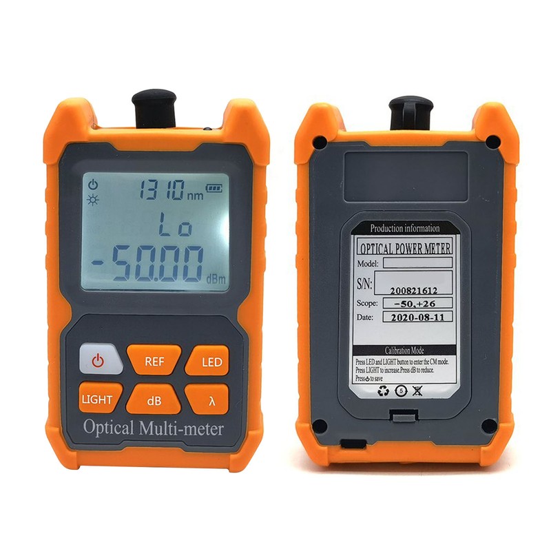 Optical Power Meter ‑50‑26dbm Portable Fiber Optic Tester FC SC