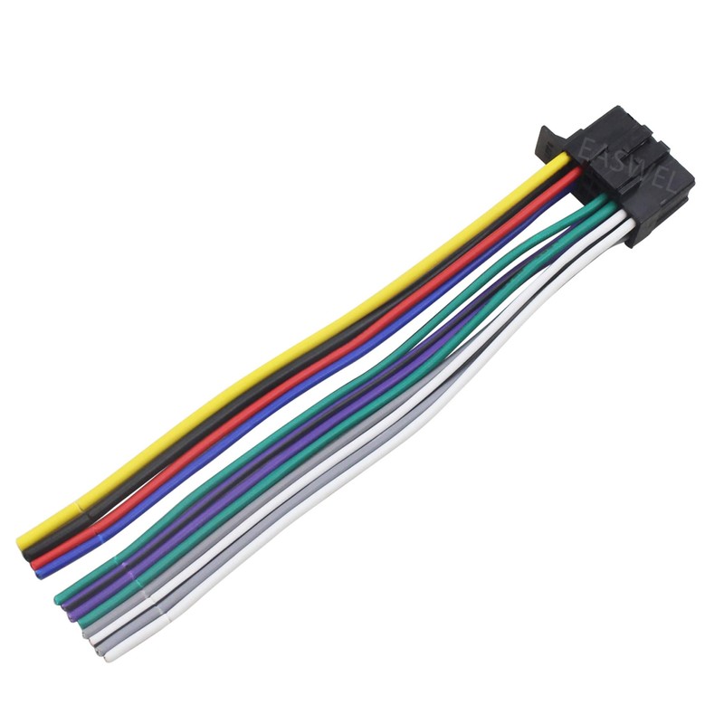 EASWEL Wire Harness for Pioneer DEH-S31BT, DEHS4000BT, DEH-S4000BT (Flat Ribbon,