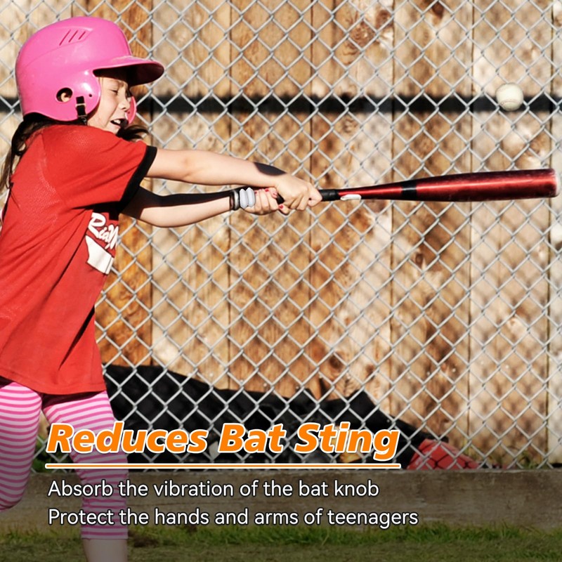 [5 Packs] Baseball Bat Grip Choke Up Rings for Youth