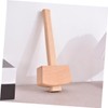 SEWACC Wooden Mallet Hand Tool for Woodworking and Leathercraft Ergonomic