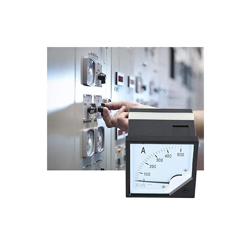 500A Analog Amp Meter Ammeter Panel Current Meter Test Detector