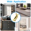 Pocket Door Pull Handle, 3.75" Edge Pull, 304 Stainless Steel,