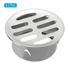 PATIKIL Gutter Guard, 2 Pack 304 Stainless Steel Downspout Strainer,