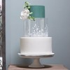 Culpitt Satinara, Cake Board, 10"Cake Drum, Individually Wrapped, Silver Foil