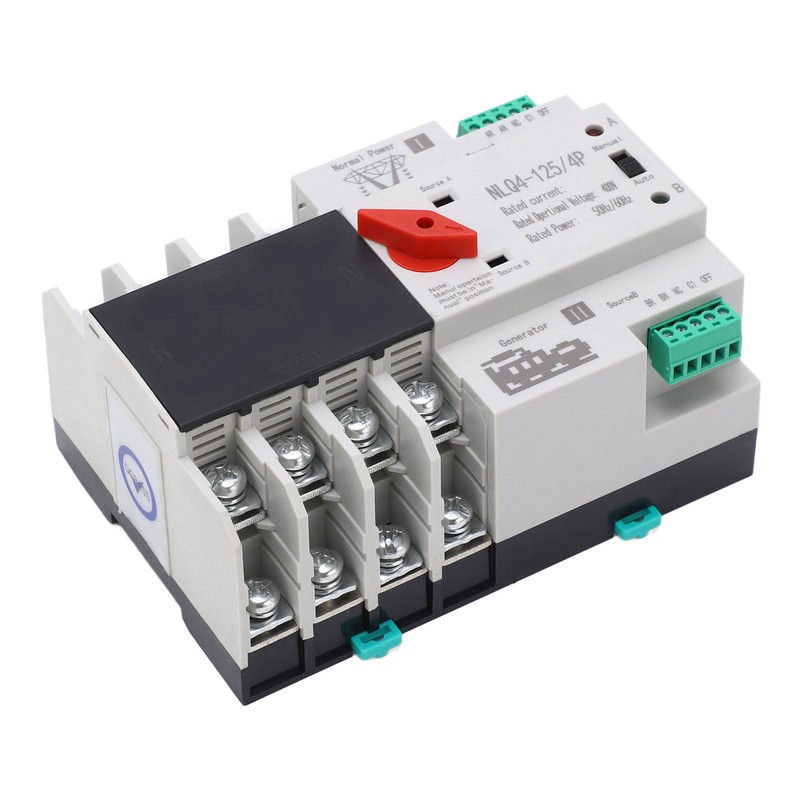 4P Dual Power Automatic Transfer Switch High Temperature Resistant Double
