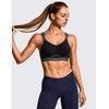 Syrokan Women's High Support Sports Bra, Large Sizes, Full Cups,