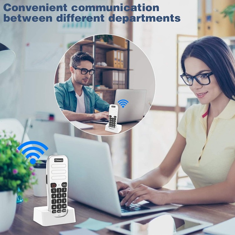 Intercoms Wireless for Home 1 Mile Range 10 Channel, Chtoocy
