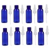 IWOWHERO 8pcs 30ml Pet Bottles Empty Refills Mini Travel Bottles