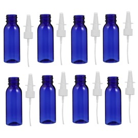 IWOWHERO 8pcs 30ml Pet Bottles Empty Refills Mini Travel Bottles Leak-proof for Cosmetics Essential Oils