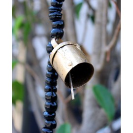 Mango Gifts 7 Metal Bells Indian Vintage Style Beads Rope