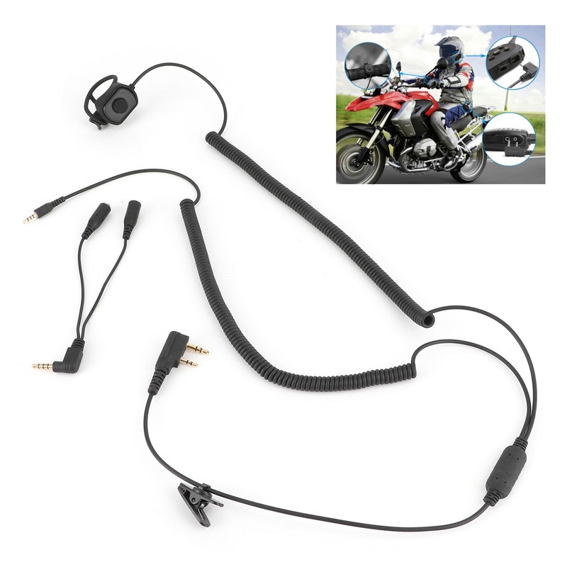 Walkie Talkie Connecting Wire Helmet Bluetooth K Wire Riding Accessory
