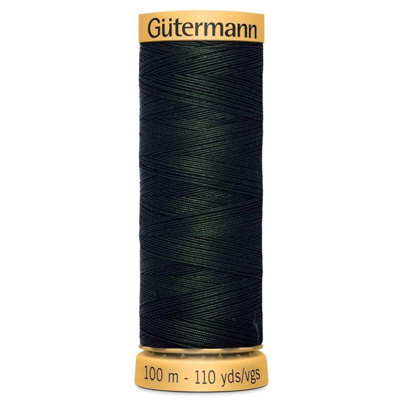 Gutermann Natural Cotton 100m Quilting Sewing Machine Sewing Thread Yellow