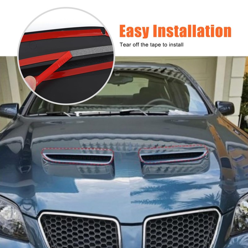 TOYCIDFG Engine Hood Air Outlet Vent Frame Cover Trim Compatible