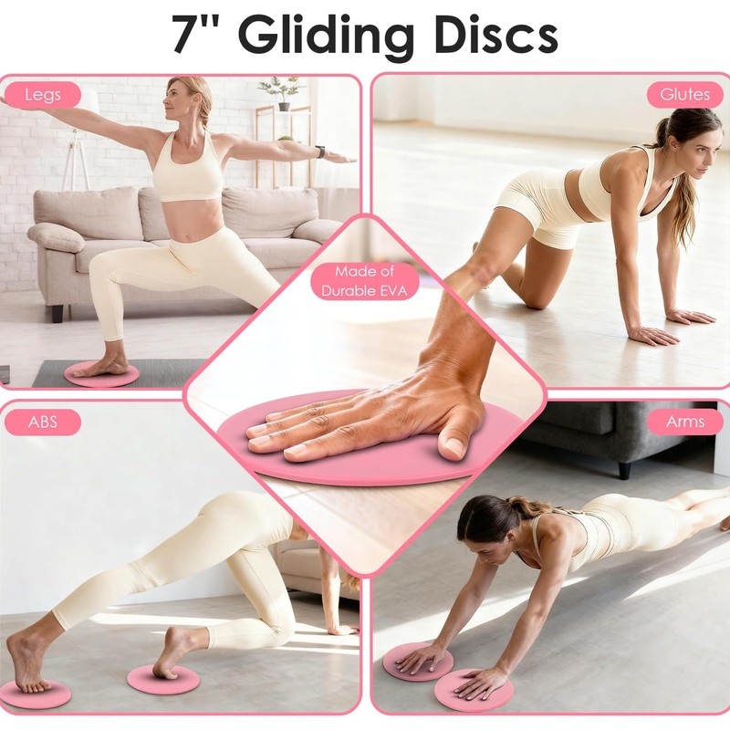 Pilates Ring and Ball Set with Ankle Weights, Resistance Band