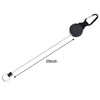 eBoot Heavy-Duty Retractable Key Chain with 25 Inch Stainless Cable,
