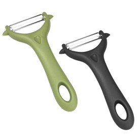 2 Piece Peeler, Stainless Steel Peeler, Manual Peeling Tool, Kitchen Gadget for Fruits and Vegetables