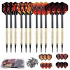14g Soft Darts, Plastic Shaft, Recreational 12 Complete Darts, 100