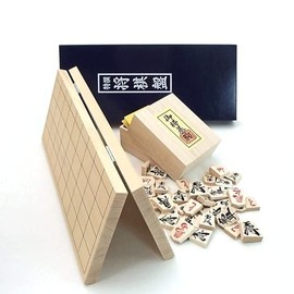Go Lab Wooden Shogi Board Set, Aromatic and Bright Colors, Hinoki, No. 4 Folding Shogi Board and Excellent Pushing Pieces