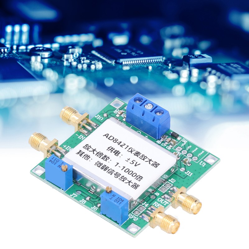 Amplifier Module AD8421 2.3mA 500pA Low Noise Distortion Signal Instrument
