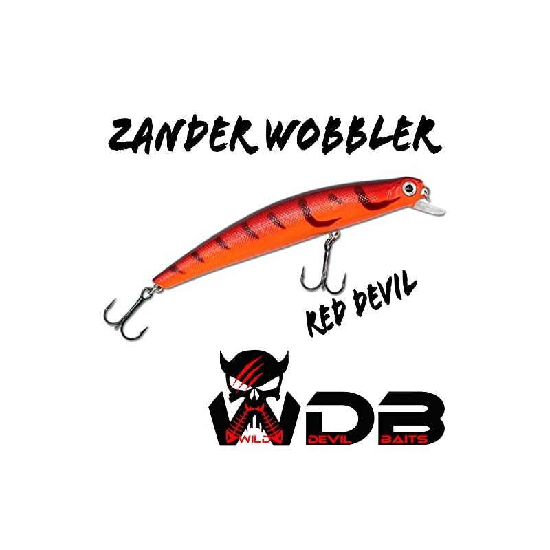 Angel-Berger Wild Devil Baits Zander Wobbler Artificial Bait Flat Runner
