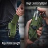 TACTICAL GEEK EXT8 EDC Belt Organizer, Molle Multitool Sheath, Nylon