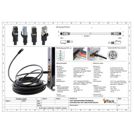 1aTTack.de 1,0m - grün - 5 Stück CAT.7 Netzwerkkabel Patchkabel SFTP PIMF LSZH Gigabit Lan Kabel 10Gb s cat7 Rohkabel mitRJ45 Stecker Cat6a kompatibel zu CAT5 CAT6 cat7 cat8