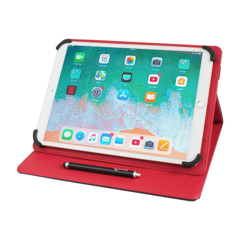 Emartbuy® Universal 9.5" - 10.1" Multi Angle Folio Wallet Case