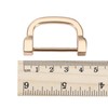 sourcing map U Shape Horseshoe D-Rings Screw Buckle for DIY