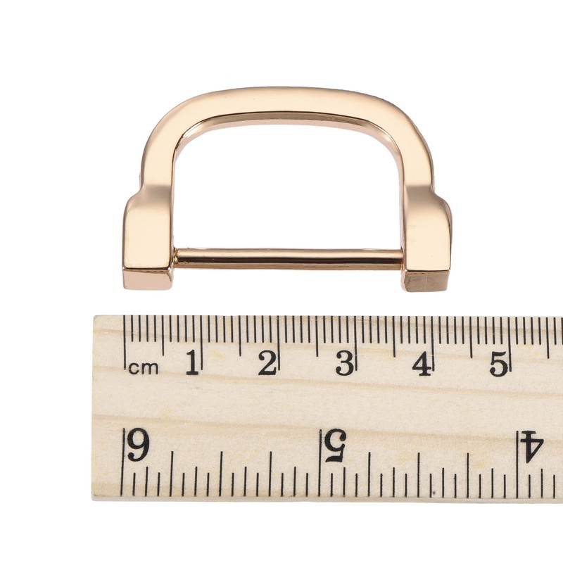 sourcing map U Shape Horseshoe D-Rings Screw Buckle for DIY