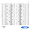 Zonon 6 Pcs 6 Inch Ruler Bulk Clear Plastic Flexible