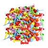 200 Colored Round Head Two-Leg Nails, Creative Sample Bag Clips,