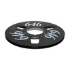 1/4 10in Take Up Reel 3 Holes Open Reel Aluminum