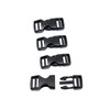 Plastic Side Release Buckles 15mm Bike helmet Clip Buckle Replacement