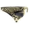 Cairns Brass 3D Carved Eagle 6" Front Holder w/Fasteners for