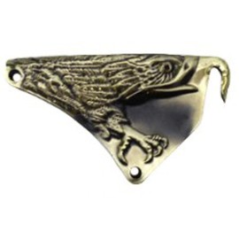 Cairns Brass 3D Carved Eagle 6" Front Holder w/Fasteners for 880