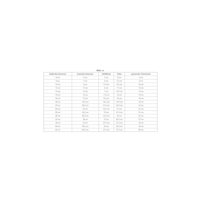 Geli 80602410 Flower Pot 24 cm White 24 x 24