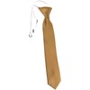 TigerTie Security Safety Tie in Plain – Pre-Tied with Elastic