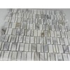 Tenedos HTC412 Calacatta Gold Mini Broken Linear Marble Mosaic Tile