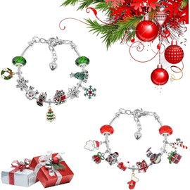 Girls Advent Calendar 2023 Charm Bracelets Making Kit for Kids Christmas Countdown Calendars