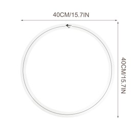 Vaguelly 4pcs Drum Mufflers Dampening Rings Drum Damper Replacement DIY Percussion Parts 10/12/14/16