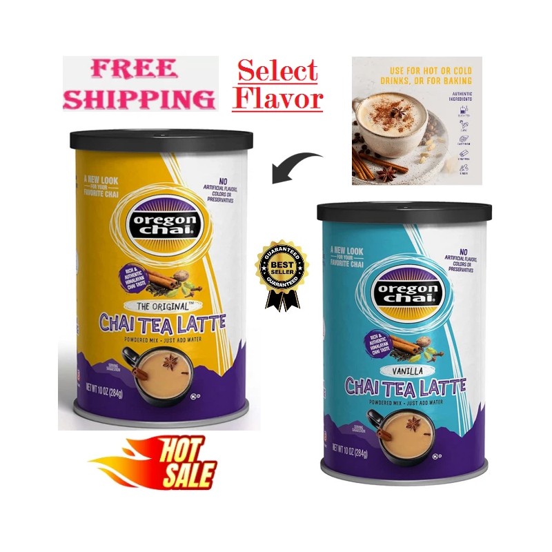 Oregon New Oregon Chai Original Dry Chai Latte Mix, 10