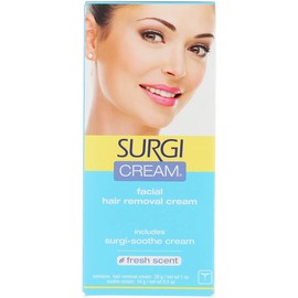 Surgi-Care Surgi-Cream Invisi-Bleach Hair Remover for Face - Fresh - 1.5 oz