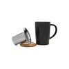 Bredemeijer Black Tea Cup with 400ml Filter and Bamboo Lid