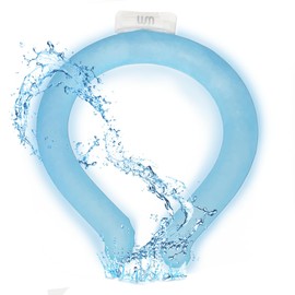 WEIMALL CLNK02YBL (2024 New Colors) Neck Ice Ring, Ice Neck Ring, Neck Cooler, Neck Ring, Refreshing, Heatstroke Prevention, Heat Prevention, Summer, 28°C, Outdoor/Running/Sports Watching/Field