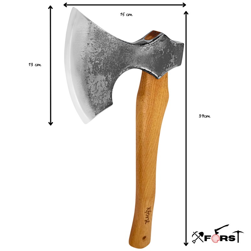 Xforst X-WIC Viking Axe Hatchet Made of Hickory Handle Including