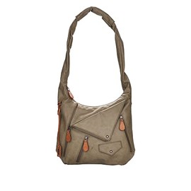Remonte Women's Q0610 Shoulder Bag, Olive/Cayenne