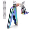 BAMTTOO Nail Clippers with Magnets Sizers for Acrylic Nails Stainless